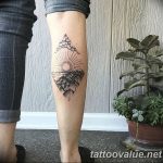 mountain tattoo photo 29.11.2018 №012 - example of a tattoo with a mountain - tattoovalue.net