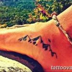 mountain tattoo photo 29.11.2018 №027 - example of a tattoo with a mountain - tattoovalue.net