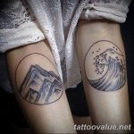 mountain tattoo photo 29.11.2018 №028 - example of a tattoo with a mountain - tattoovalue.net