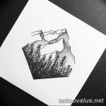 mountain tattoo photo 29.11.2018 №033 - example of a tattoo with a mountain - tattoovalue.net