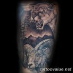 mountain tattoo photo 29.11.2018 №034 - example of a tattoo with a mountain - tattoovalue.net