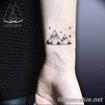 mountain tattoo photo 29.11.2018 №037 - example of a tattoo with a mountain - tattoovalue.net