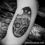 mountain tattoo photo 29.11.2018 №053 - example of a tattoo with a mountain - tattoovalue.net