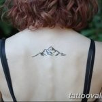 mountain tattoo photo 29.11.2018 №066 - example of a tattoo with a mountain - tattoovalue.net