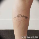 mountain tattoo photo 29.11.2018 №070 - example of a tattoo with a mountain - tattoovalue.net