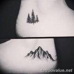 mountain tattoo photo 29.11.2018 №101 - example of a tattoo with a mountain - tattoovalue.net