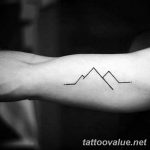 mountain tattoo photo 29.11.2018 №103 - example of a tattoo with a mountain - tattoovalue.net