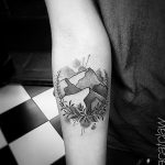 mountain tattoo photo 29.11.2018 №108 - example of a tattoo with a mountain - tattoovalue.net