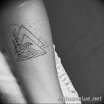 mountain tattoo photo 29.11.2018 №113 - example of a tattoo with a mountain - tattoovalue.net
