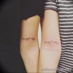 mountain tattoo photo 29.11.2018 №117 - example of a tattoo with a mountain - tattoovalue.net