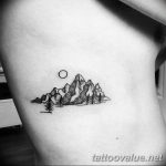inner bicep mountain tattoo Tattoo by Charlotte Brumwell tattoo