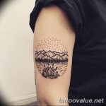 mountain tattoo photo 29.11.2018 №121 - example of a tattoo with a mountain - tattoovalue.net