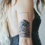 mountain tattoo photo 29.11.2018 №122 - example of a tattoo with a mountain - tattoovalue.net