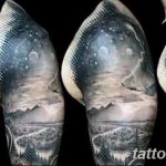 mountain tattoo photo 29.11.2018 №137 - example of a tattoo with a mountain - tattoovalue.net