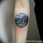 mountain tattoo photo 29.11.2018 №142 - example of a tattoo with a mountain - tattoovalue.net