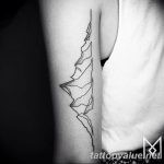 mountain tattoo photo 29.11.2018 №146 - example of a tattoo with a mountain - tattoovalue.net