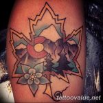 mountain tattoo photo 29.11.2018 №156 - example of a tattoo with a mountain - tattoovalue.net