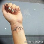 mountain tattoo photo 29.11.2018 №160 - example of a tattoo with a mountain - tattoovalue.net