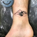 mountain tattoo photo 29.11.2018 №165 - example of a tattoo with a mountain - tattoovalue.net