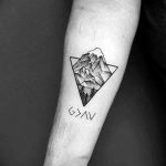 mountain tattoo photo 29.11.2018 №167 - example of a tattoo with a mountain - tattoovalue.net