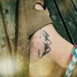 mountain tattoo photo 29.11.2018 №173 - example of a tattoo with a mountain - tattoovalue.net