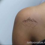 mountain tattoo photo 29.11.2018 №191 - example of a tattoo with a mountain - tattoovalue.net