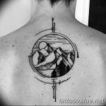 mountain tattoo photo 29.11.2018 №205 - example of a tattoo with a mountain - tattoovalue.net