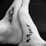 mountain tattoo photo 29.11.2018 №227 - example of a tattoo with a mountain - tattoovalue.net