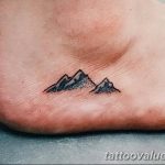 mountain tattoo photo 29.11.2018 №231 - example of a tattoo with a mountain - tattoovalue.net