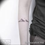 mountain tattoo photo 29.11.2018 №241 - example of a tattoo with a mountain - tattoovalue.net