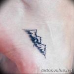 mountain tattoo photo 29.11.2018 №246 - example of a tattoo with a mountain - tattoovalue.net