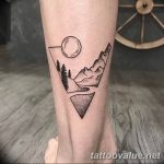 mountain tattoo photo 29.11.2018 №250 - example of a tattoo with a mountain - tattoovalue.net