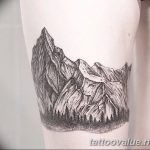 mountain tattoo photo 29.11.2018 №251 - example of a tattoo with a mountain - tattoovalue.net