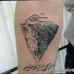 mountain tattoo photo 29.11.2018 №254 - example of a tattoo with a mountain - tattoovalue.net