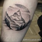 mountain tattoo photo 29.11.2018 №258 - example of a tattoo with a mountain - tattoovalue.net