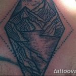 mountain tattoo photo 29.11.2018 №262 - example of a tattoo with a mountain - tattoovalue.net