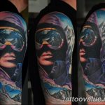 mountain tattoo photo 29.11.2018 №275 - example of a tattoo with a mountain - tattoovalue.net