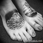 mountain tattoo photo 29.11.2018 №288 - example of a tattoo with a mountain - tattoovalue.net