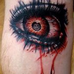 photo of eye tattoo 27.11.2018 №005 - an example of a finished eye tattoo - tattoovalue.net