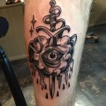 photo of eye tattoo 27.11.2018 №017 - an example of a finished eye tattoo - tattoovalue.net
