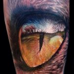 photo of eye tattoo 27.11.2018 №292 - an example of a finished eye tattoo - tattoovalue.net
