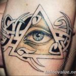 photo of eye tattoo 27.11.2018 №318 - an example of a finished eye tattoo - tattoovalue.net