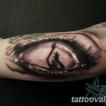 photo of eye tattoo 27.11.2018 №392 - an example of a finished eye tattoo - tattoovalue.net