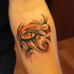 photo of eye tattoo 27.11.2018 №409 - an example of a finished eye tattoo - tattoovalue.net