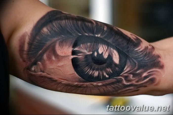 Photo Of Eye Tattoo 27 11 18 414 An Example Of A Finished Eye Tattoo Tattoovalue Net Tattoovalue Net