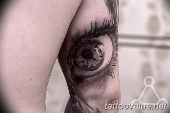 photo of eye tattoo  №417 - an example of a finished eye tattoo -   