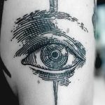 photo of eye tattoo 27.11.2018 №436 - an example of a finished eye tattoo - tattoovalue.net