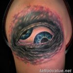 photo of eye tattoo 27.11.2018 №003 - an example of a finished eye tattoo - tattoovalue.net
