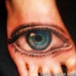 photo of eye tattoo 27.11.2018 №006 - an example of a finished eye tattoo - tattoovalue.net