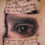 photo of eye tattoo 27.11.2018 №009 - an example of a finished eye tattoo - tattoovalue.net